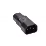 Adaptador de cabo Microconnect PEA1415 C14 C15 preto