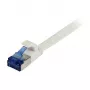 Cabo patch RJ45 Synergy 21, CAT6A 500 MHz, 5 m, branco, U/FTP, plano, TPE (Superflex), AWG32, Synergy 21 – tipo de cabo U/FTP – pares blindados com folha