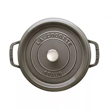 Assadeira redonda em ferro fundido Staub Cocotte 3,8 L
