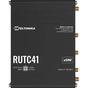 Router TELTONIKA RUTC41 4G LTE EDGE, router móvel industrial RUTC41000000