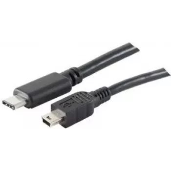 Cabo USB ShiverPeaks BS77144-3.0 3m USB C Mini-USB B preto