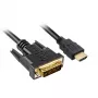Cabo adaptador HDMI > DVI-D (preto, 5 metros, Dual Link, 24+1)