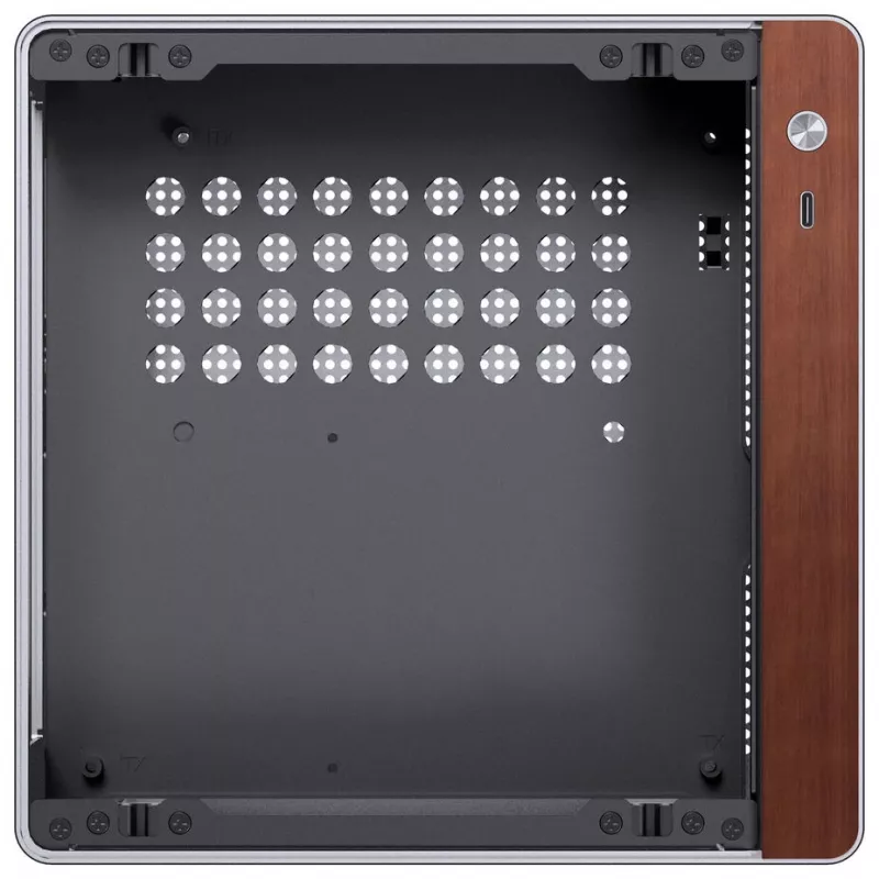 Caixa de PC Jonsbo N10 Mini-Tower ITX prateado