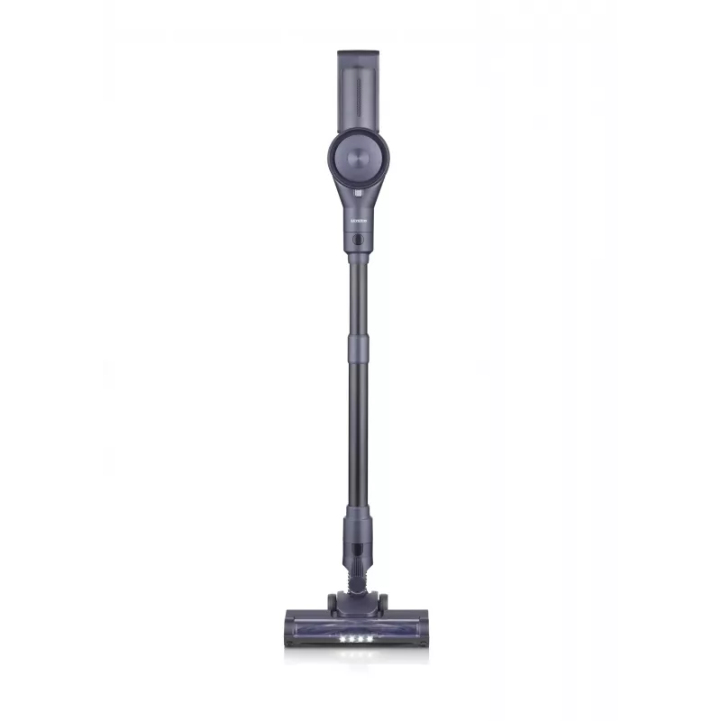 Aspirador vertical SEVERIN HV 7178 — sem fios Li-Ion 2,2 Ah, 130 W, sem saco 0,5 l, azul metálico