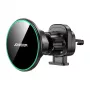Suporte de carregamento sem fios magnético para automóvel Joyroom JR-ZS412 preto 15W carregamento rápido