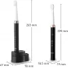Escova de dentes elétrica Panasonic EW-DM81-K503 com tecnologia sónica, 2 cabeças de escova, 2 modos, recarregável