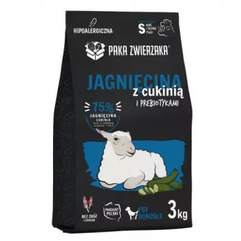 PAKA ZWIERZAKA Cordeiro com Courgette S - Comida seca para cães - 3 kg
