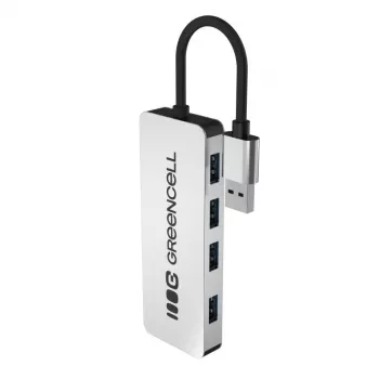 Hub USB Green Cell HUB-GC-A4A — hub USB-A 3.0 de 4 portas