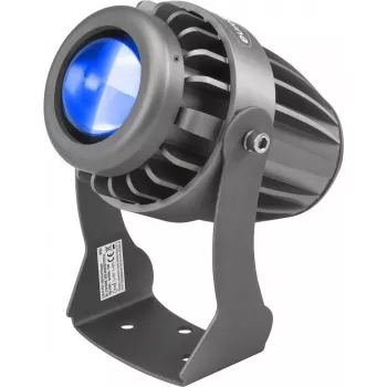 Pinspot LED EUROLITE PST-10W azul, pinspot LED de 10W
