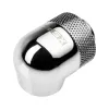 Adaptador 90° XSPC G1/4 polegadas rosca macho para G1/4 polegadas rosca fêmea, rotativo, cromado