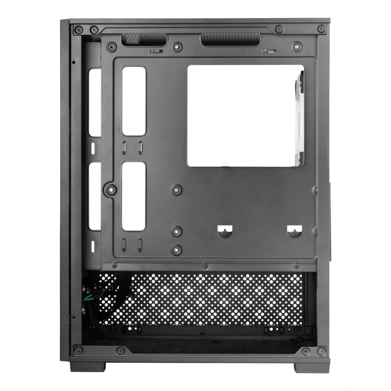 Caixa de PC Mini-Tower TACENS Mars Gaming MC-SE2 — Mini-ITX / Micro-ATX, preto, janela lateral, fonte de alimentação inferior, suporta 2x2,5 polegadas + 1x3,5 polegadas