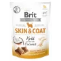 Petiscos para cães Brit Dog Skin & Coat Krill Coconut 150 g — snacks sólidos dietéticos para cães adultos, sabor a krill, sem glúten