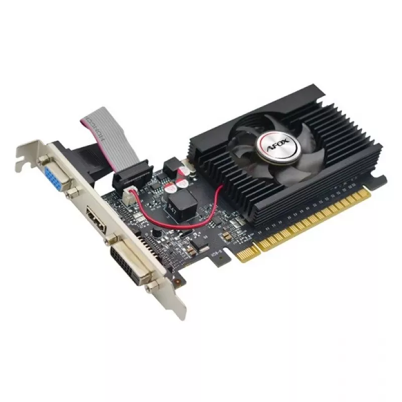 Placa gráfica AFOX Geforce GT710 4 GB DDR3 64 Bit DVI HDMI VGA Low Profile V3
