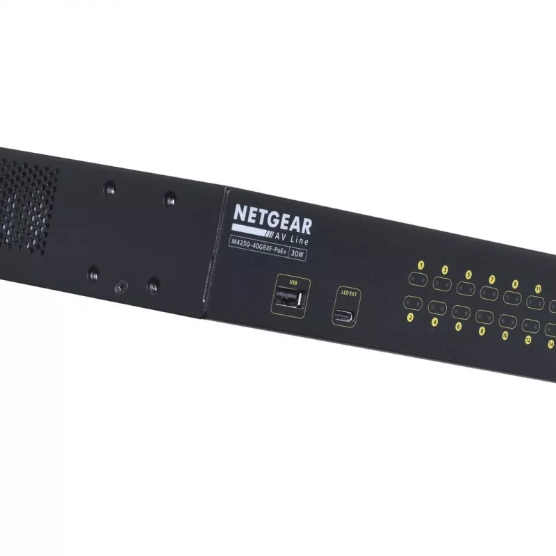 NETGEAR GSM4248PX-100EUS Switch de rede gerido L2/L3/L4 Gigabit Ethernet (10/100/1000) Power over Ethernet (PoE) preto