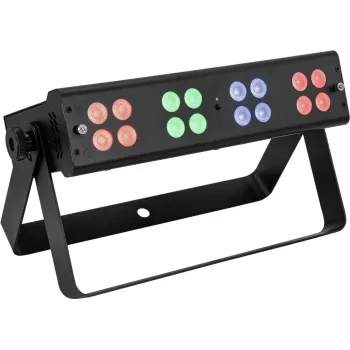 Barra LED EUROLITE 16x4W RGB/WW — luz de palco/ambiente, 16 LEDs x 4W, RGB com branco quente