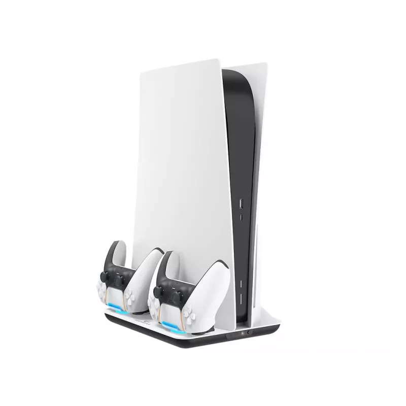 EgoGear SCC5-P5-WH, sistema de carregamento, PlayStation 5, branco, com fios, 258 mm, 53 mm