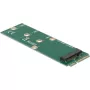 DeLOCK - Adaptador de interface - M.2 - Cartão M.2 - mSATA (64109)