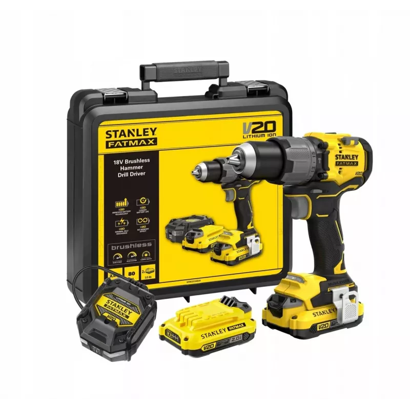 Berbequim aparafusador a bateria 18V SFMCD725D2K STANLEY