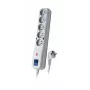 Protetor de sobretensão LESTAR 1966002242 branco 5 tomadas AC 5 m