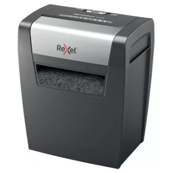 Destruidora de documentos Rexel Momentum X406 com corte cruzado P4, corte em partículas, 4 x 28 mm, 15 L, 125 folhas, 70 dB, botões