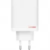 Fonte de alimentação ONEPLUS SUPERVOOC 120W carregador com cabo dual-port, 120 W de potência total, 1x USB-C + 1x USB-A, 100–240 V, 145 g, branco