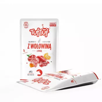 TUF TUF Vaca com Abóbora - Comida húmida para cães - 500g