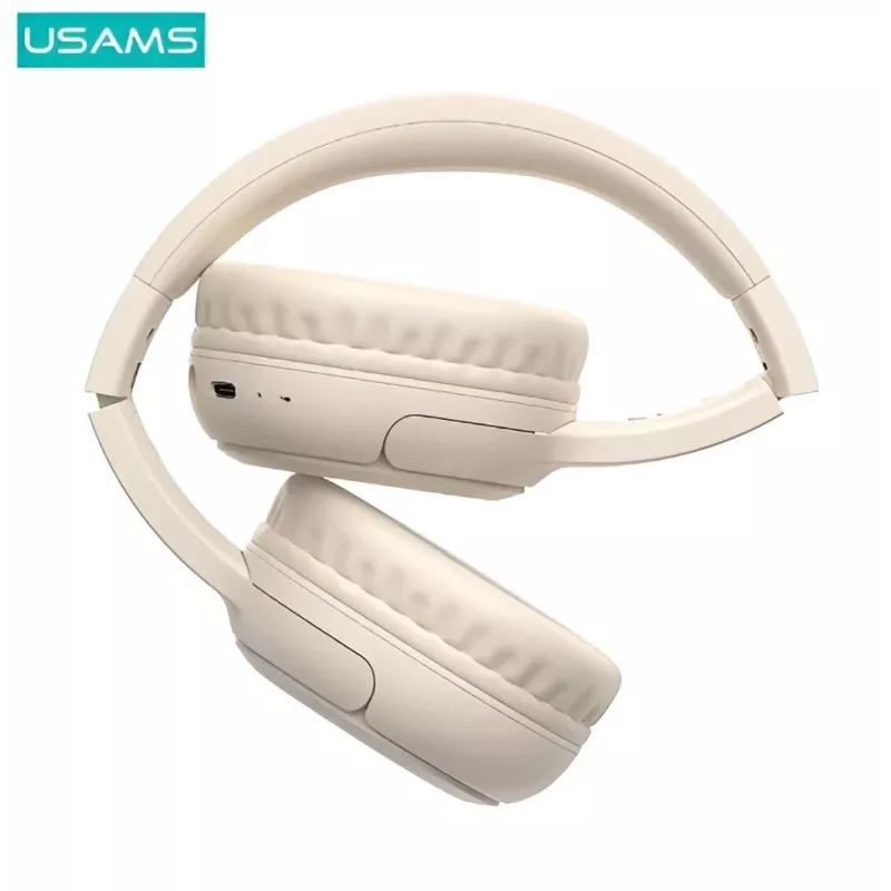 Auscultadores Bluetooth Usams Yun Series TDLYEJYX02 bege