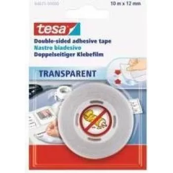 Fita adesiva de escritório Tesa 64621-00000-04 transparente 10 m 12 mm