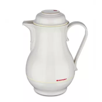 Garrafa térmica ROTPUNKT 1,2 L, marfim — 24 h quente / 36 h frio, com pega, 199×255 mm