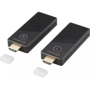 Renkforce RF-HDMID-500 conjunto de transmissão HDMI sem fios 30 m 5.8 GHz 3840 x 2160 píxeis Sichere (RF-6721306)