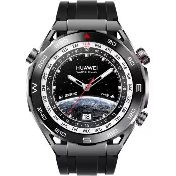 Huawei Watch Ultimate – Smartwatch com bracelete – borracha nitrílica hidrogenada (HNBR) – perímetro do pulso: 140–210 mm – ecrã 3,8 cm (1,5