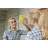 Pano Vileda Actifibre para limpeza de vidros amarelo