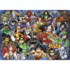 Ravensburger Puzzle Challenge DC Comics 1000 peças, peças de encaixe premium, tamanho final aprox. 68 x 49 cm