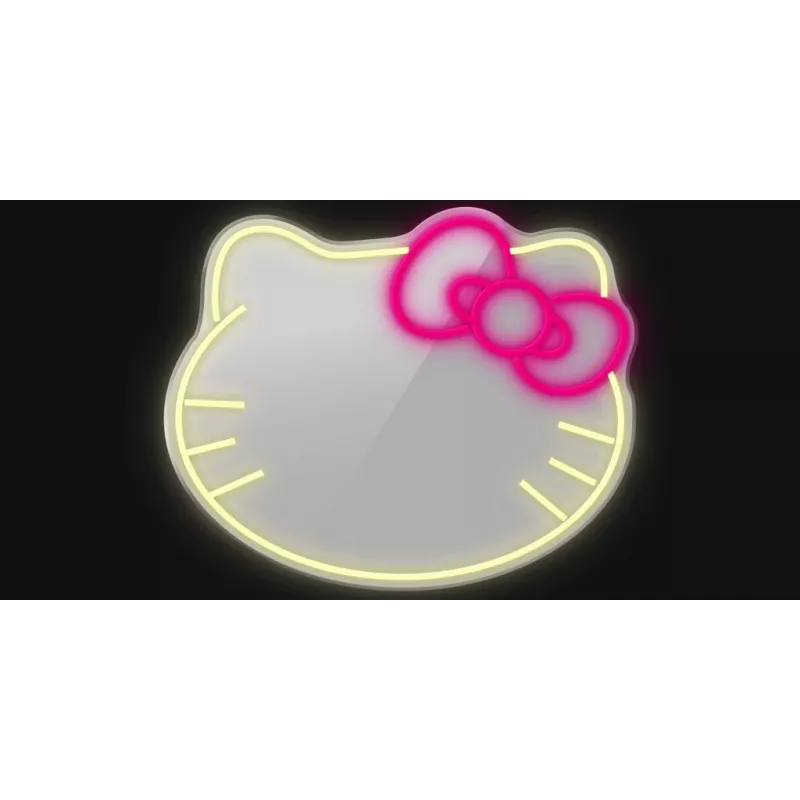 Luz de espelho LED Neon MANTA MASNL129WH — gato com laço, destaque neon decorativo