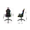 CADEIRA GAMING PARA CRIANÇAS HUZARO RANGER 6.0 RGB MESH