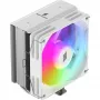 Dissipador de CPU Silentware Bora RGB branco com ventoinha PWM ARGB de 120 mm, 215 W TDP, compatível com AM5 e LGA1851