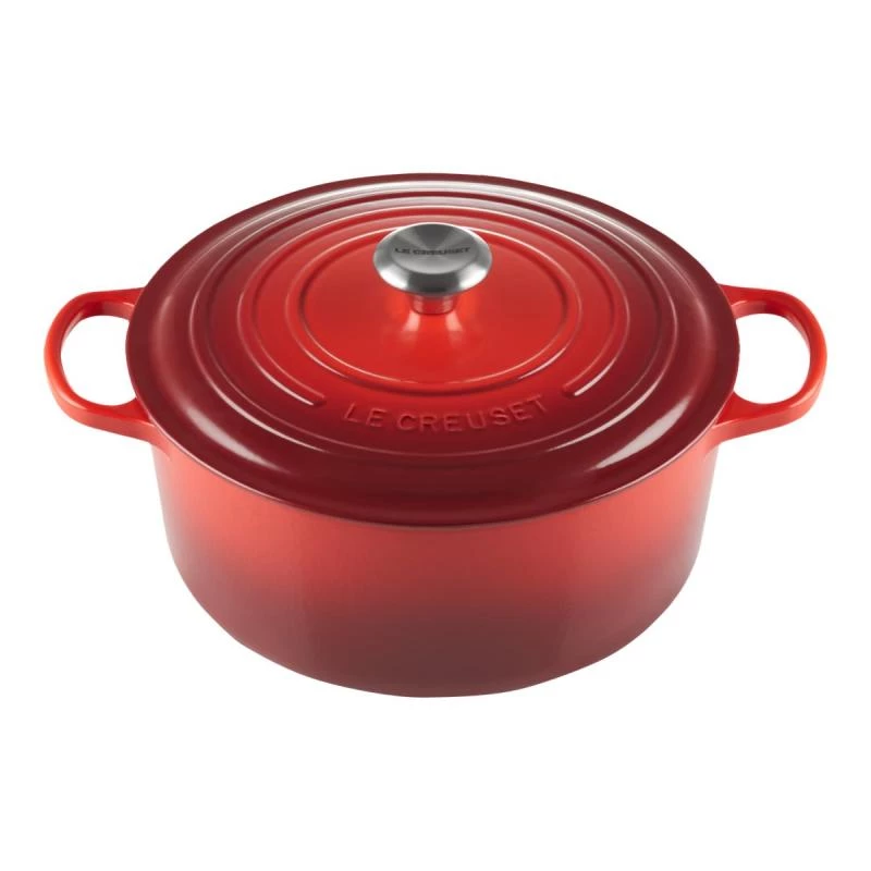 Le Creuset Signature Assadeira redonda 20 cm vermelho cereja (21177200602430)