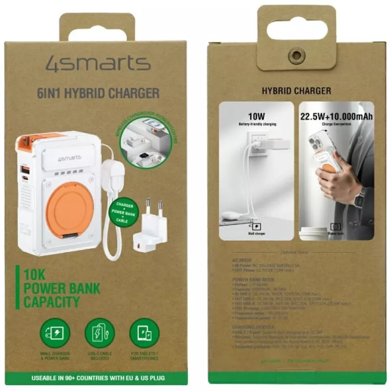 Powerbank portátil 4smarts 541384 10000 mAh