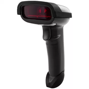 Leitor de códigos de barras portátil ALLNET ALL_POS_SC1228B, 2D, sem fios 2,4 GHz/BT, peso 320 g