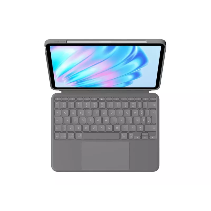 Logitech Combo Touch teclado QWERTY UK English Smart Connector cinzento