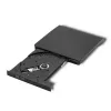 Unidade externa DVD-RW QOLTEC 51857 — USB 3.0, interface SATA, DVD±R 8x, DVD±RW 4x, DVD-RAM 5x, CD 24x, preto