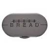 Caixa de pão ViceVersa 46216 oval cinzento plástico