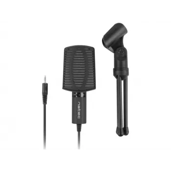 Microfone para portátil NATEC ASP preto