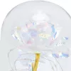 Rosa eterna em vidro Extralink Home, luz LED branca