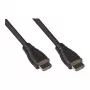 Cabo de ligação HDMI 2.0b, 4K / UHD @60Hz, 18 Gbit/s, contactos banhados a ouro, preto, 0,5m, Good Connec (4520-005)