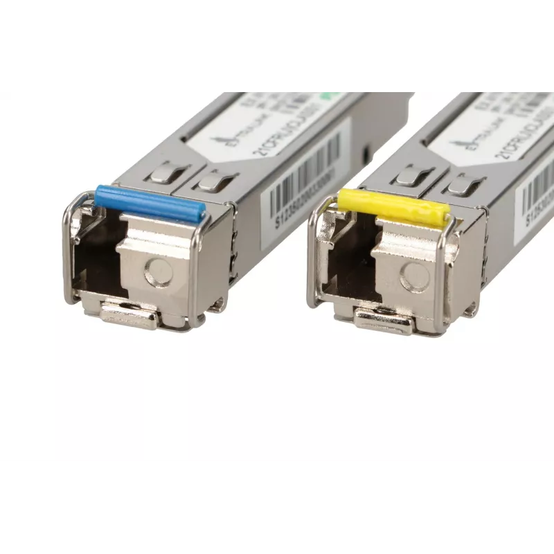 Par de módulos SFP WDM Extralink 1,25G 1310/1550nm monomodo 3km LC DOM