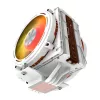 Arrefecedor de processador Darkflash E400 PLUS (branco) — arrefecimento ativo a ar para CPU, design em torre, configuração de ventoinha única