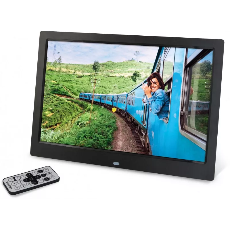 Moldura digital SENCOR SDF 1371 BK — moldura preta de 13,3 polegadas