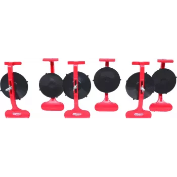 Conjunto de ventosas de montagem KS TOOLS 140.1020, 6 peças, Ø 85 mm