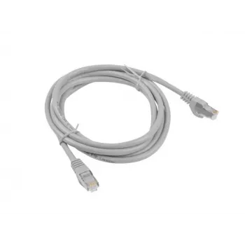 Cabo de rede LANBERG PCF6-10CC-0100-S Cat6 F/UTP RJ-45 para RJ-45 1 m cinzento